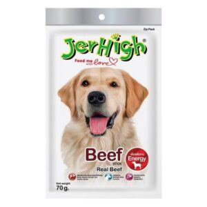 تشویقی سگ جرهای طعم گوشت وزن 70 گرم - Jerhigh