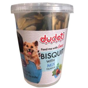 غذای تشویقی سگ دودوتی با 6 طعم متفاوت وزن 150 و 350 گرم150میکس