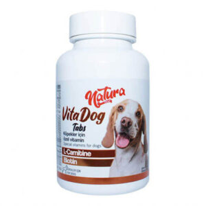 قرص مولتی ویتامین سگ ناتورا مدل ویتاداگ تب بسته 150 عددی وزن 126 گرم - Natura VitaDog Tabs