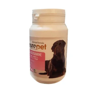 قرص مکمل سگ یوروپت مدل گلوکزآمین بسته 75 عددی وزن 60گرم - Europet Glucosamine