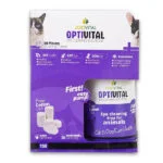 محلول تمیزکننده چشم سگ و گربه زوویتال مدل اوپتیویتال به همراه 50 پد بهداشتی حجم ۱۵۰ میلی لیتر - Zoovital Optivital