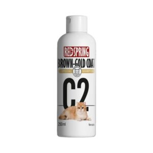 شامپو مخصوص گربه با موهای قهوه ای و طلایی رد اسپرینگ مدل C2 حجم 250 میلی لیتر - Red Spring C2