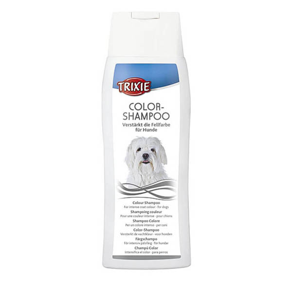 شامپو سگ برای موهای روشن تریکسی حجم 250 میلی لیتر - Trixie Color Shampoo