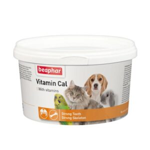 خرید و قیمت مکمل مولتی ویتامین کلسیم سگ و گربه بیفار وزن 250 گرم - Beaphar Vitamin Cal