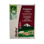 خرید و قیمت پودر پروبیوتیک مخصوص سگ و گربه بایولاین بسته 10 عددی وزن 30 گرم - Bioline