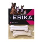 خرید و قیمت استخوان تشویقی سگ اریکا مدل فلورایدی 8 سانتی متری بسته 2 عددی - Erika