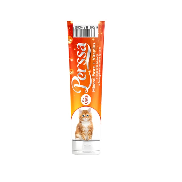 خمیر ویتامینه گربه پرسا مدل مینرال و ویتامین وزن 100 گرم - Perssa Mineral And Vitamins Paste