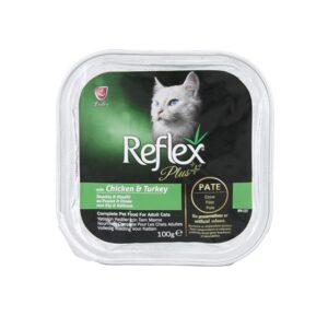 غذای کاسه ای گربه مدل ووم رفلکس وزن 100 گرم - Reflex
