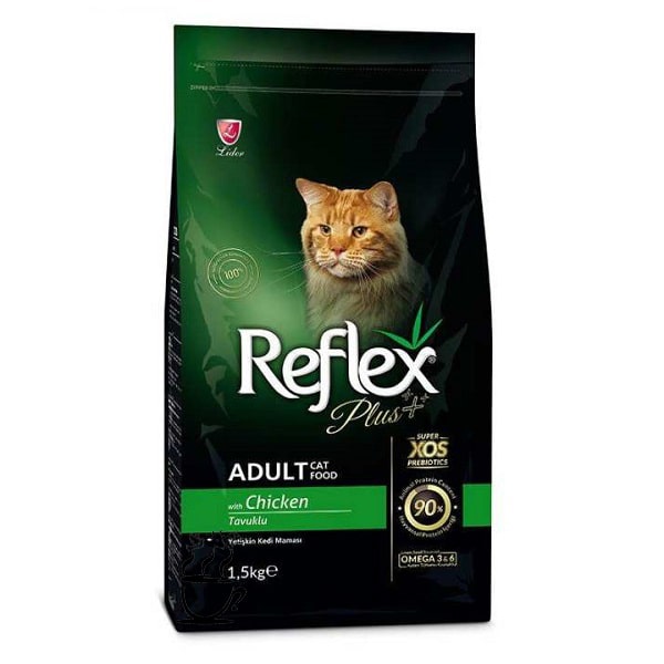 غذای خشک گربه بالغ رفلکس پلاس مدل ادالت در طعم های متنوع وزن 1.5 کیلوگرم - Reflex Plus Adult