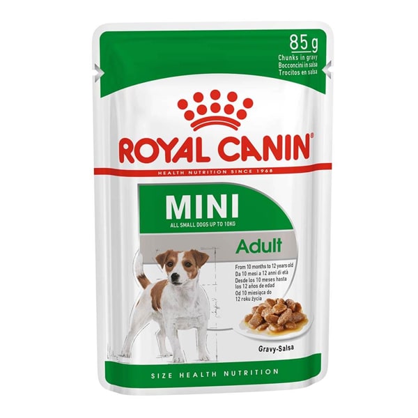پوچ سگ رویال کنین مدل مینی ادالت وزن 85 گرم - Royal Canin Mini Adult