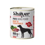 خرید و قیمت کنسرو مخصوص سگ شایر در طعم های متنوع وزن 800 گرم – Shayer