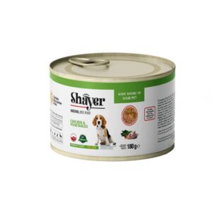 خرید و قیمت کنسرو غذای سگ شایر مدل نچرال در طعم های متنوع وزن 180 گرم – Shayer natural