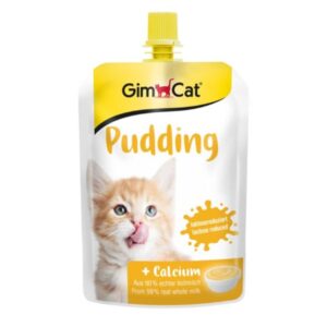 پودینگ گربه جیم کت مدل کلسیم پلاس وزن 150 گرم - GimCat Pudding