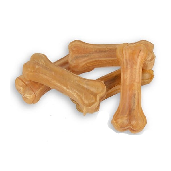 خرید و قیمت استخوان تشویفی سگ اسنکی حاوی ژلاتین 7.5 سانتی متری بسته 5 عددی - Snacky Chew Bone