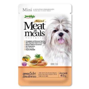 تشویقی سگ جرهای میت میلز با طعم مرغ وزن 45 گرم - Jerhigh Meat Meals