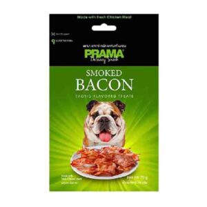 تشویقی سگ پراما با طعم بیکن دودی وزن 70 گرم - Prama Smoked Bacon