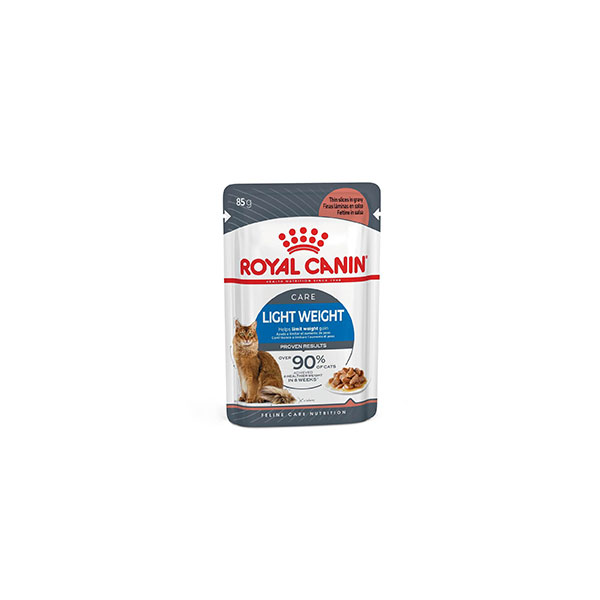 پوچ گربه لایت ویت رویال کنین Royal Canin وزن 85 گرم