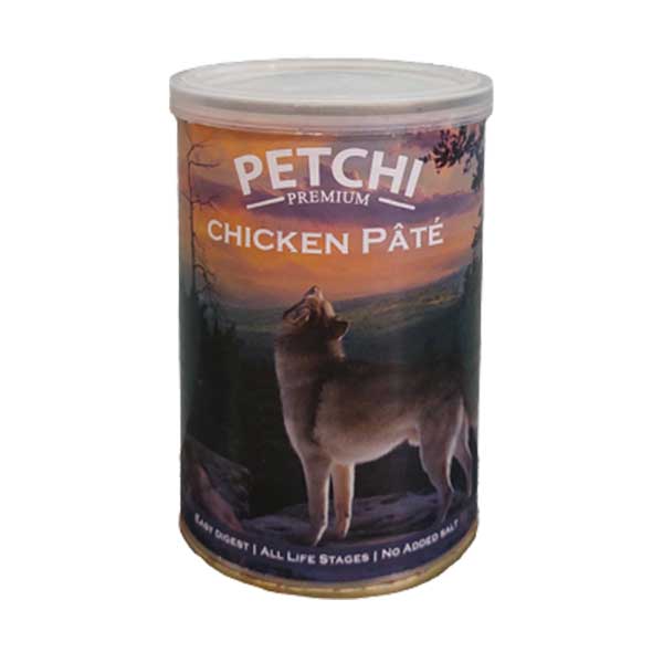 کنسرو سگ پتچی با طعم مرغ و سیب زمینی وزن 420 گرم - Petchi Chicken & Potato