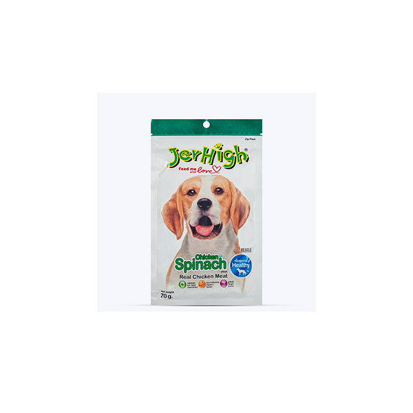 تشویقی سگ جرهای Jerhigh با طعم مرغ و اسفناج