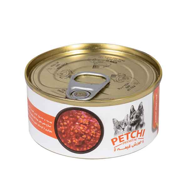کنسرو غذای سگ و گربه پتچی مدل خورش قیمه وزن 120 گرم - Petchi