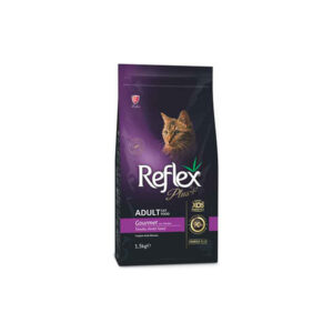 غذای خشک گربه گورمت رفلکس پلاس Reflex Plus وزن 1.5 کیلوگرم