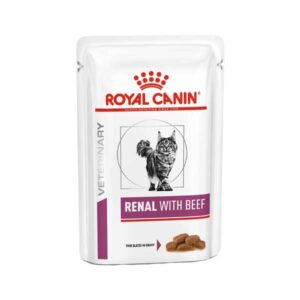پوچ گربه رویال کنین رنال طعم گوشت وزن 85 گرم - Royal Canin