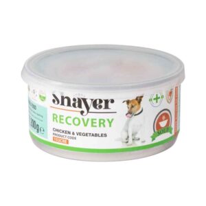 کنسرو ریکاوری سگ شایر طعم مرغ و سبزیجات وزن 200 گرم - Shayer
