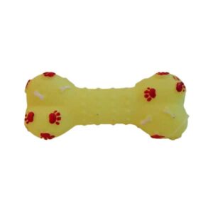 اسباب بازی سگ سوت دار طرح استخوان و پنجه سایز بزرگ