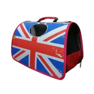 کیف حمل سگ و گربه کتیز طرح پرچم انگلیس - Catties