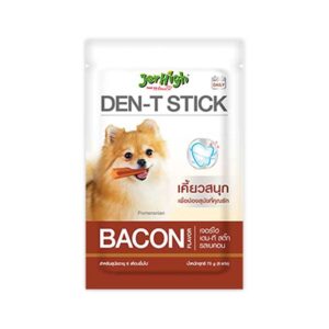 تشویقی مدادی سگ جرهای مدل دنتال با طعم بیکن وزن 70 گرم - Jerhigh Dental