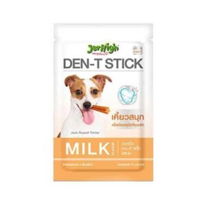 تشویقی مدادی سگ جرهای مدل دنتال با طعم شیر وزن 70 گرم - Jerhigh Dental