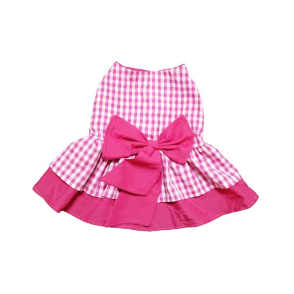 لباس دخترانه سگ رکسی دریس طرح چهارخانه - Rexi Dress