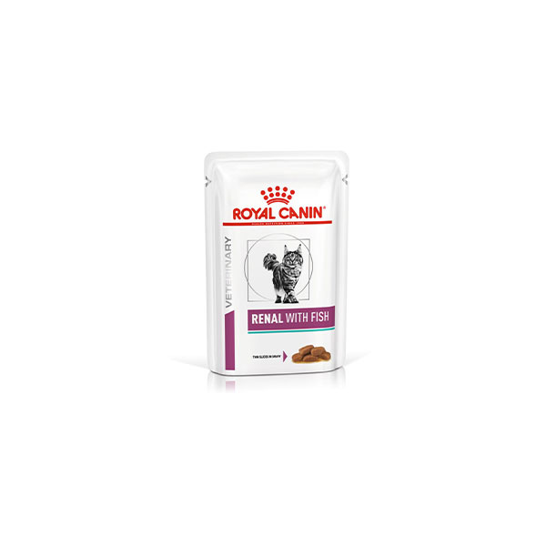 پوچ گربه رنال رویال کنین Royal Canin با طعم ماهی وزن 85 گرم