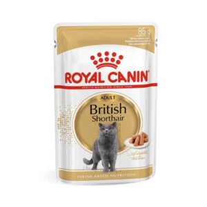 پوچ گربه رویال کنین مدل بریتیش وزن 85 گرم - Royal Canin British Adult