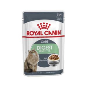 پوچ گربه رویال کنین مدل دایجست سنستیو وزن 85 گرم - Royal Canin Digest Sensitive