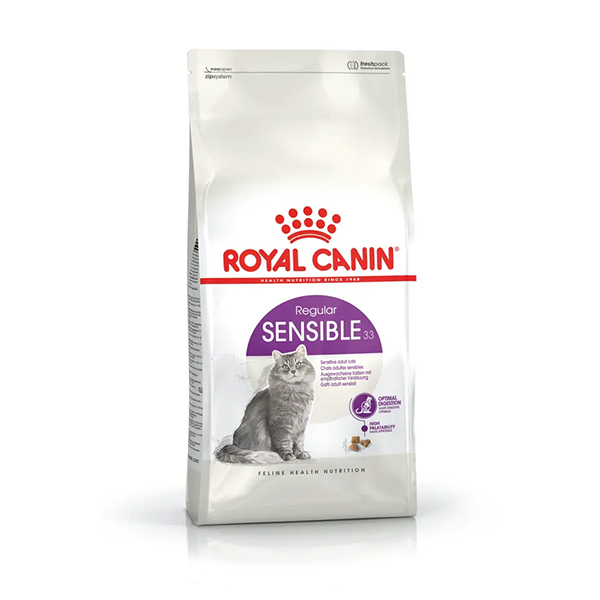 غذای خشک گربه سنسیبل رویال کنین Royal Canin وزن 2 کیلوگرم