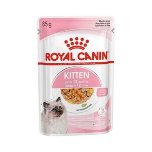 پوچ گربه رویال کنین کیتن گوشت در ژله وزن 85 گرم - Royal Canin Kitten