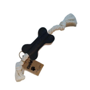 اسباب بازی سگ و گربه کنیفل چرمی مدل استخوان سایز 1