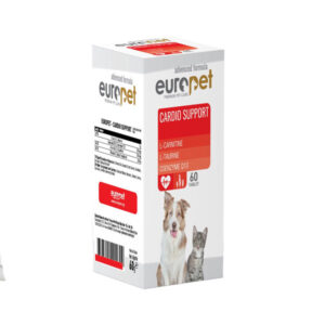 قرص مکمل کاردیو سگ و گربه یوروپت بسته 60 عددی