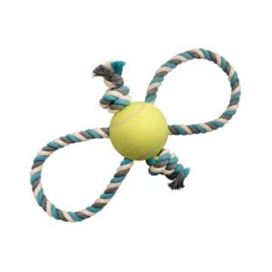 اسباب بازی سگ نیناپت مدل توپ و طناب کد بی (B)