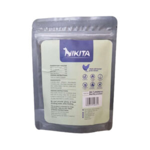 تشویقی مدادی سگ نیکیتا با طعم مرغ و اسفناج وزن 70 گرم