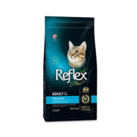 غذای خشک گربه عقیم شده رفلکس پلاس مدل استرلایز ادالت طعم سالمون وزن 1.5 کیلوگرم