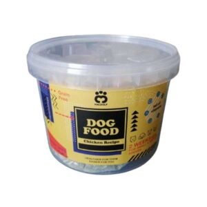 غذای تشویقی سطلی سگ مکدولف طعم مرغ و سبزیجات وزن 420 گرم