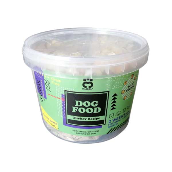 غذای تشویقی سطلی سگ مکدولف طعم بوقلمون و سبزیجات وزن 420 گرم