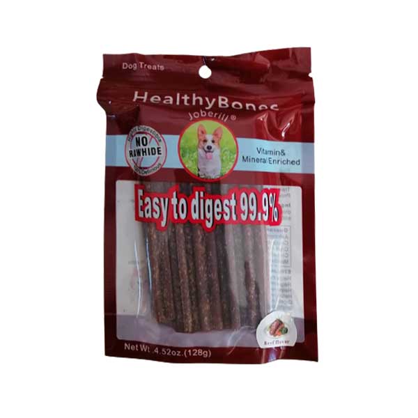 تشویقی سگ هلسی بون طعم گوشت وزن 128 گرم