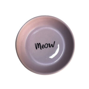 ظرف غذای سگ و گربه حناپت مدل میو طرح meow