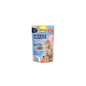 تشویقی نوتری گربه جیم کت Gim cat با طعم ماهی سالمون حاوی امگا 3 و 6