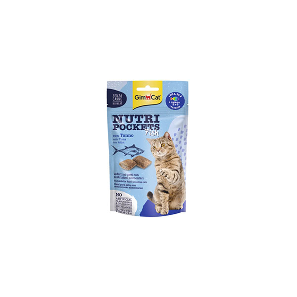 تشویقی نوتری گربه جیم کت Gim Cat با طعم ماهی تن حاوی امگا 3 و 6