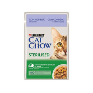 پوچ گربه مدل استرلایز در سس کت چو (cat chow)