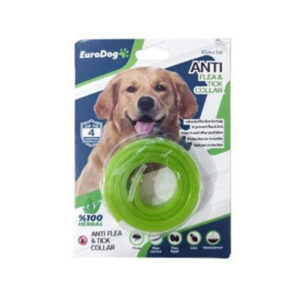 قلاده ضد کک و کنه سگ رنگ سبز یوروداگ (eurodog)
